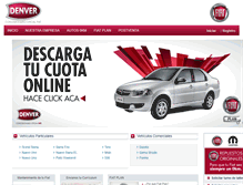 Tablet Screenshot of denverauto.com.ar